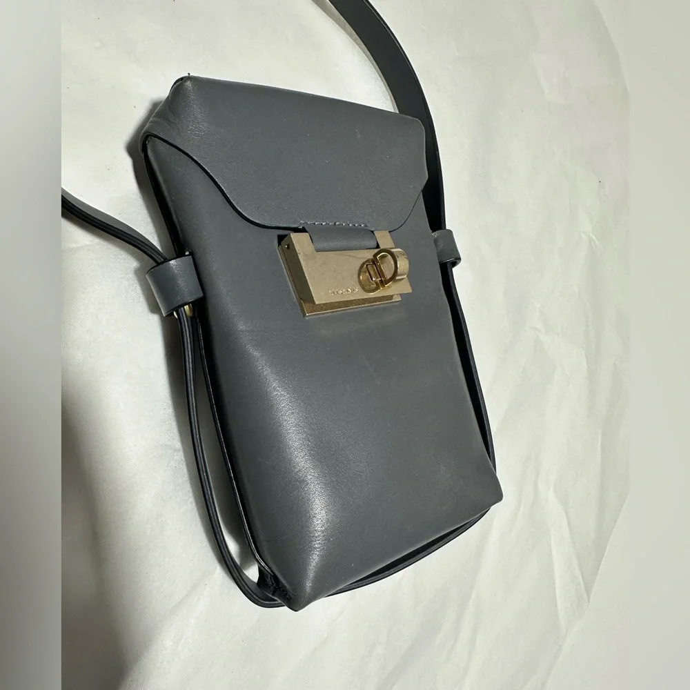 AllSaints Salome Leather Cross Body Bag - Picture 7 of 15